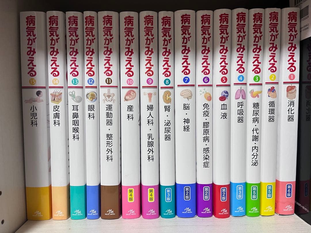 【病気がみえる 1-15 全巻セット】 状態良