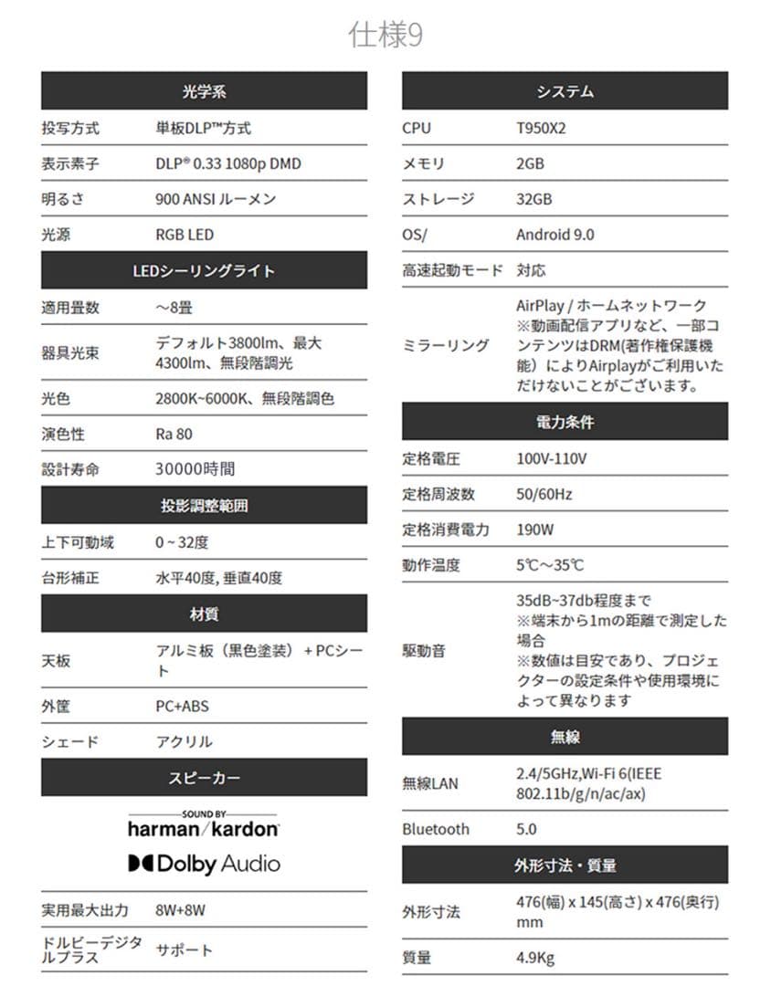 Aladdin X2 Plus プロジェクター本体