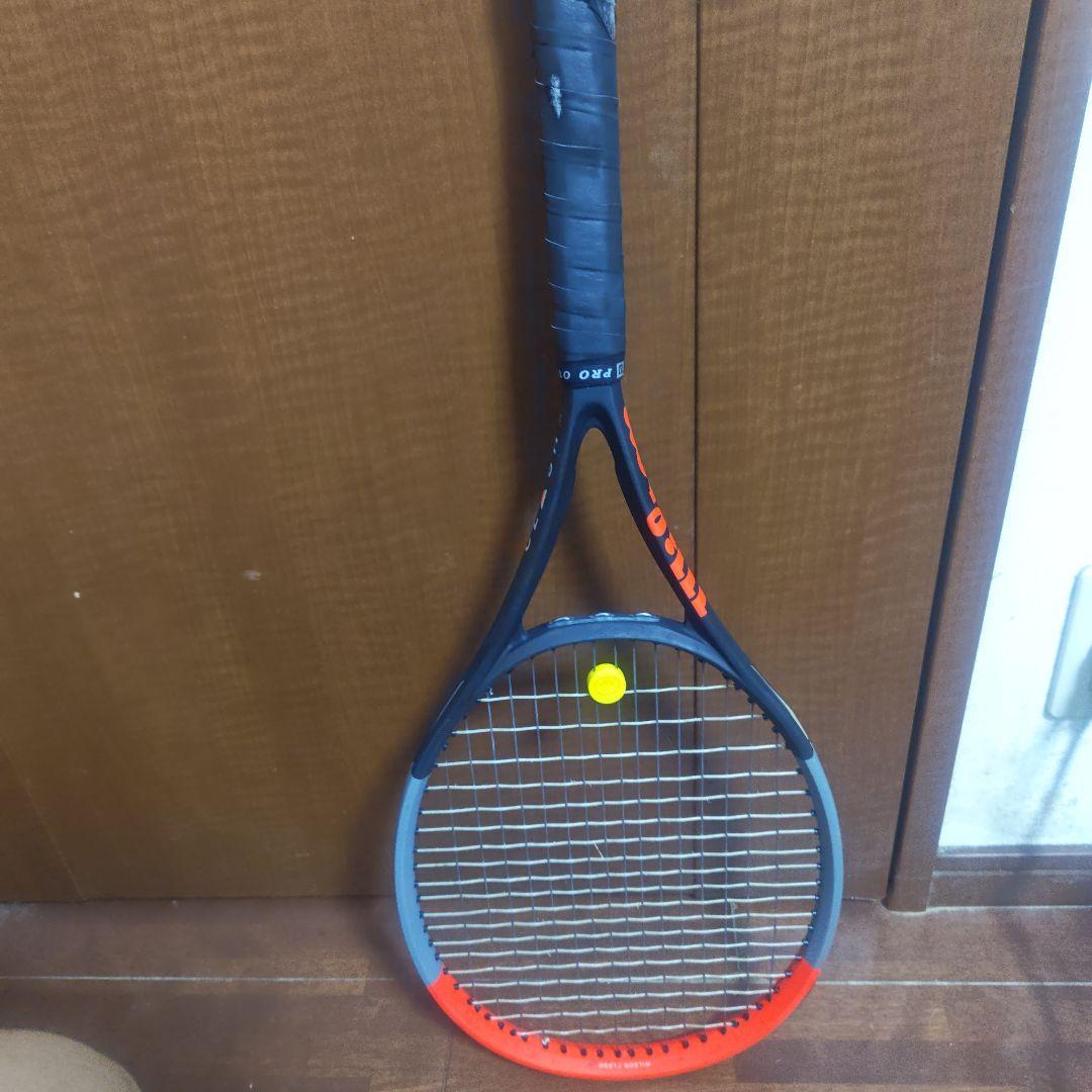 Wilson クラッシュ100v10硬式テニスラケット 黒/赤　2本