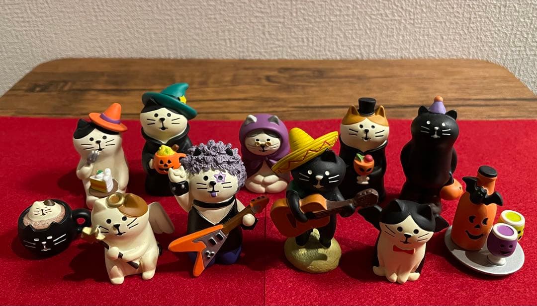 デコレ コンコンブル 謎のドリンク 黒猫ラテ かぼちゃ ハロウィン