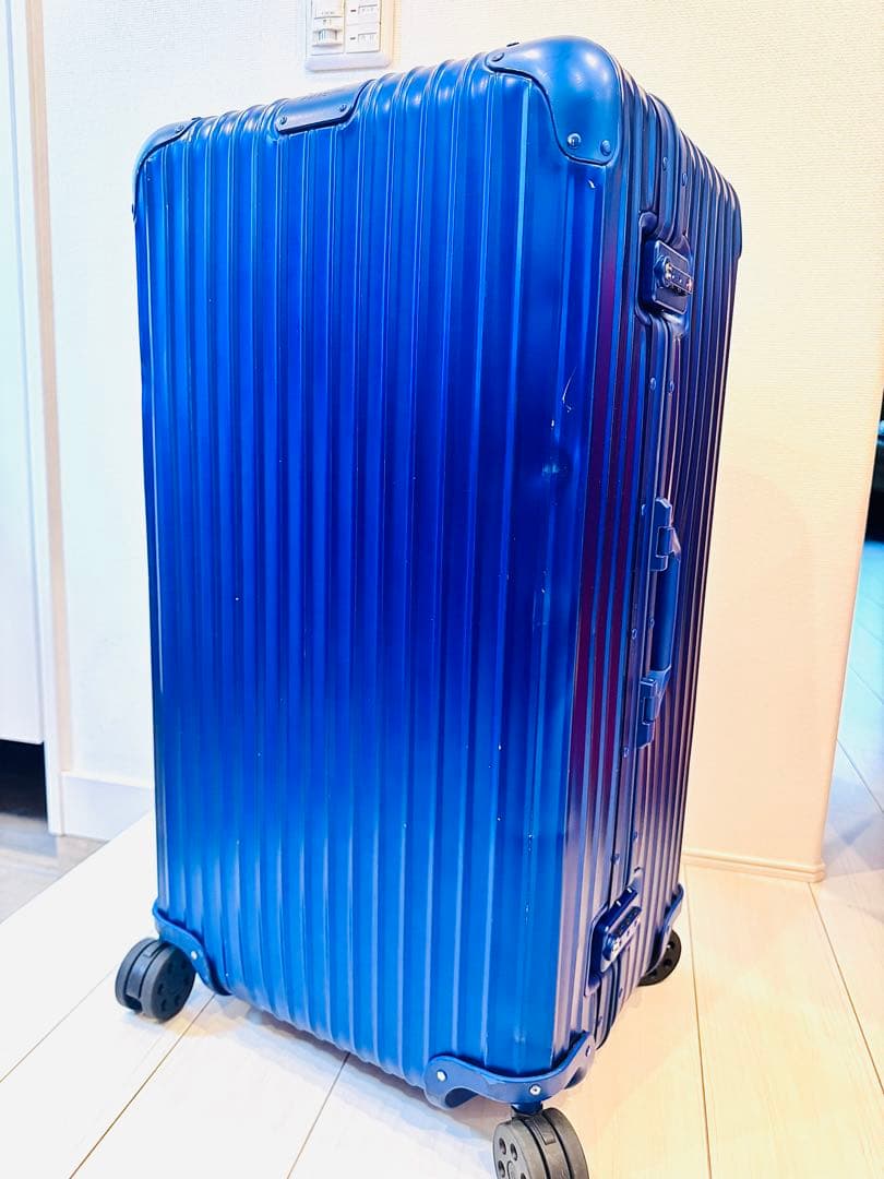【保証付】RIMOWA トランクプラス 105L マリンブルー 限定色
