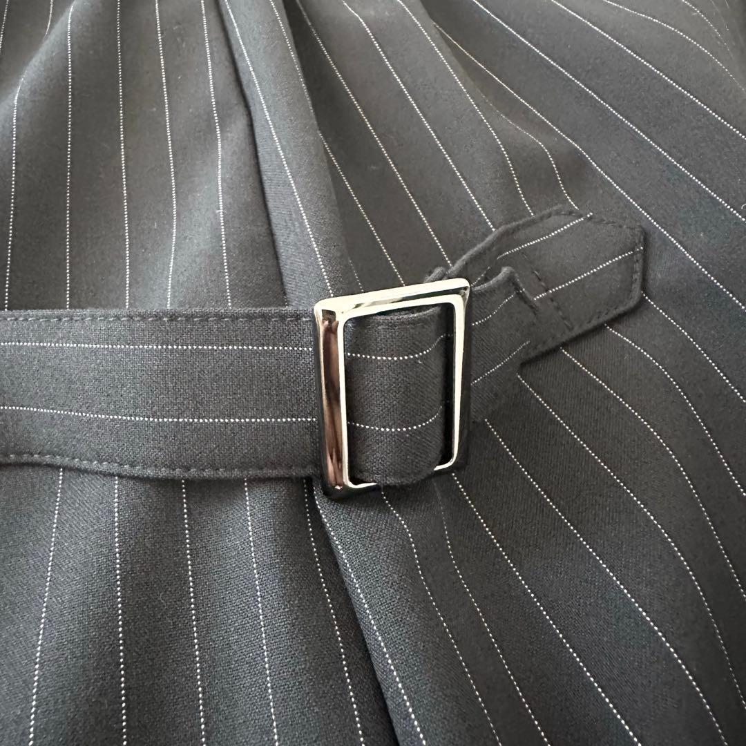 美品 スピックアンドスパン 24AW ベアオールインワン ネイビー 38