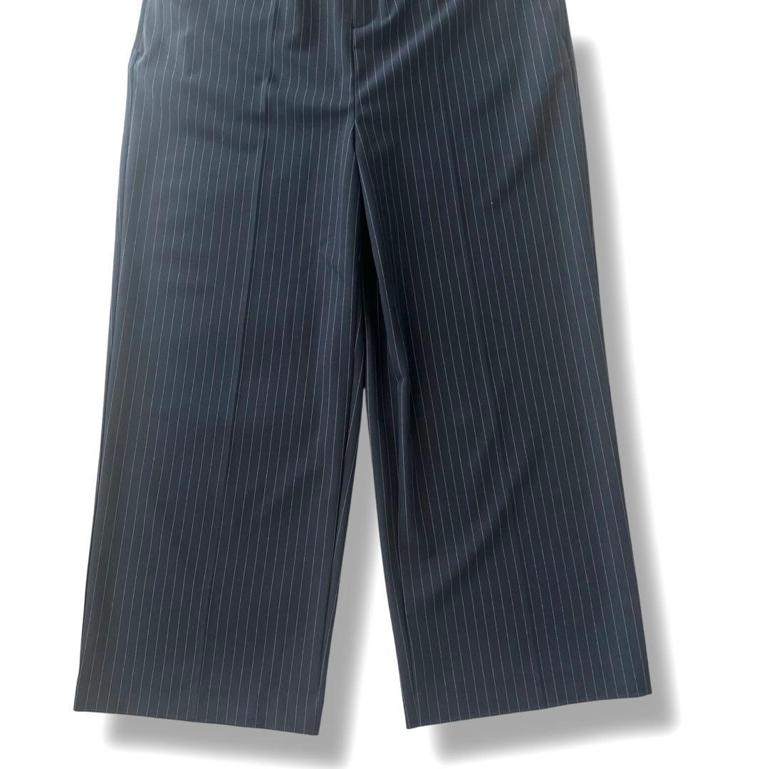 美品 スピックアンドスパン 24AW ベアオールインワン ネイビー 38