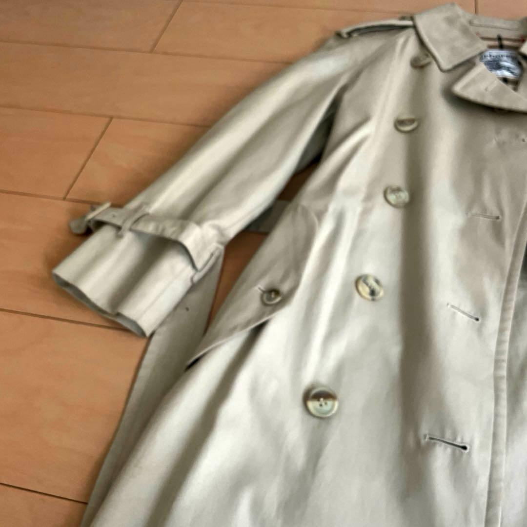 【白タグ】Burberrys/トレンチ　コート　ノバチェック　ベルト付　Sサイズ