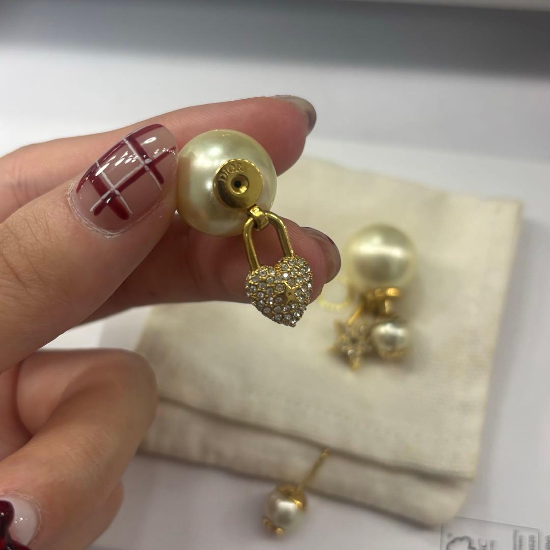 【DIOR】ピアス TRIBALES パール