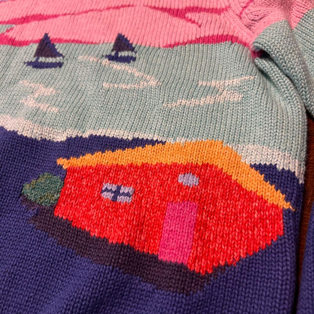 ラルフローレン　シーニックグラフィッククルーネックセーター