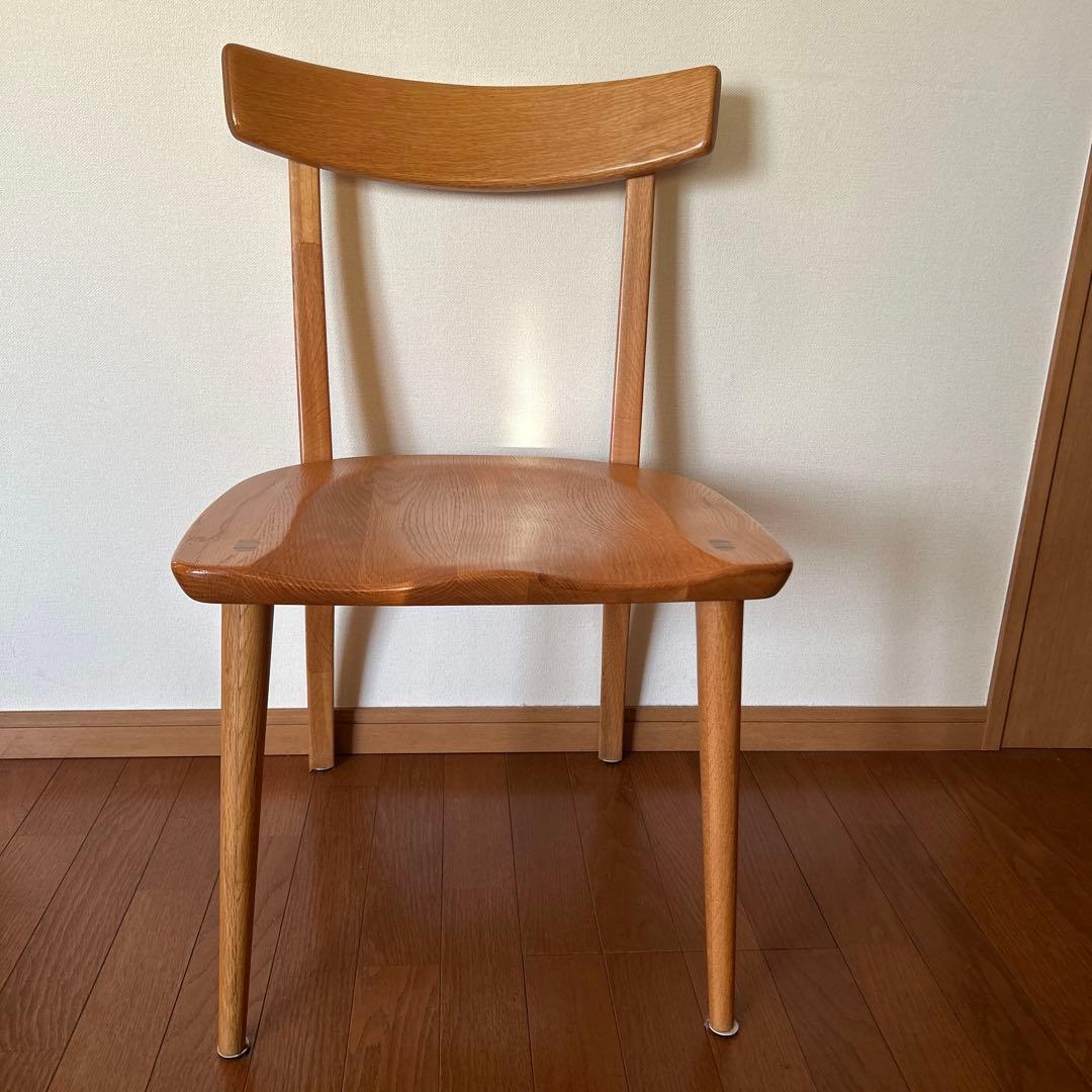 大塚家具　フィル天然木ダイニングチェア② 1脚