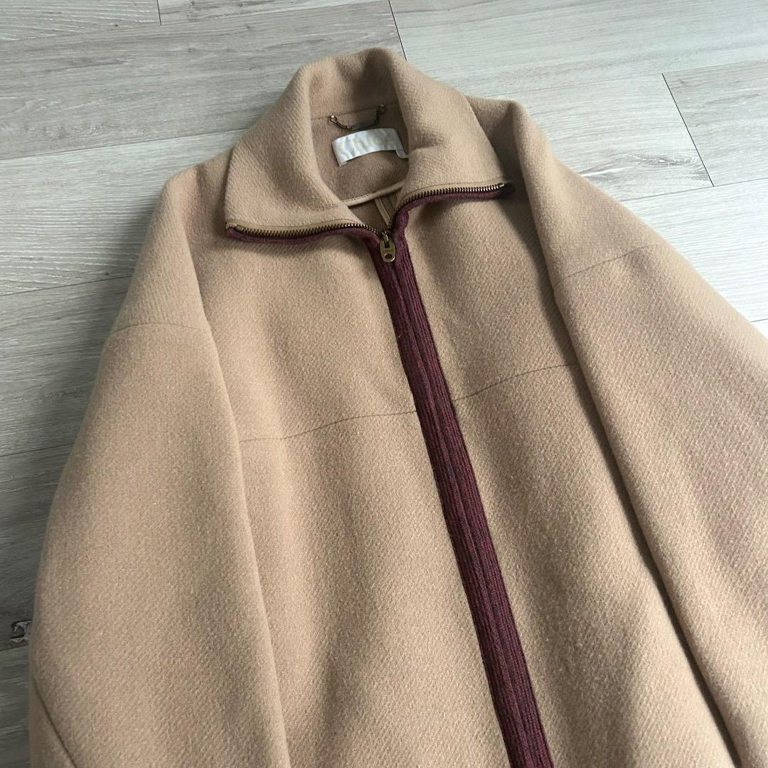 【美品】Chloe クロエ リバーコート キャメル ウール