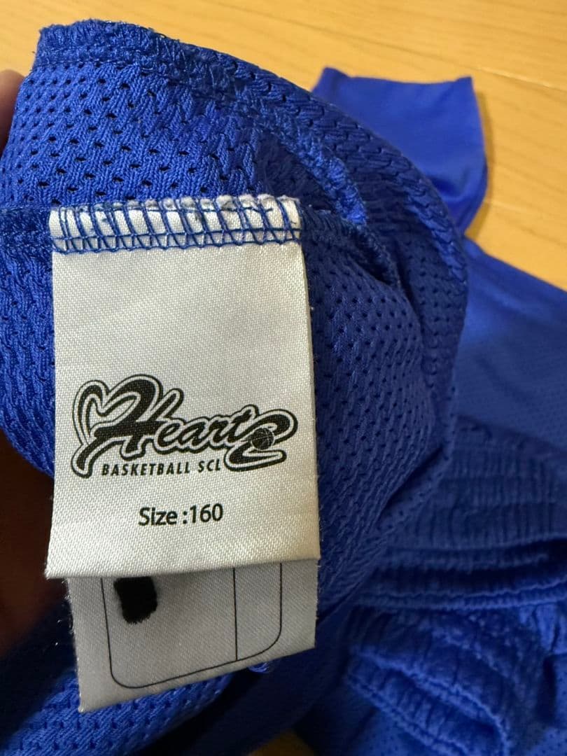 ハーツバスケットボールスクール　ユニフォームセット サイズ160センチ