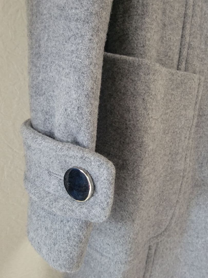 【M.Fil】美品♡ダッフルコート ロングコート　サイズ38 グレー