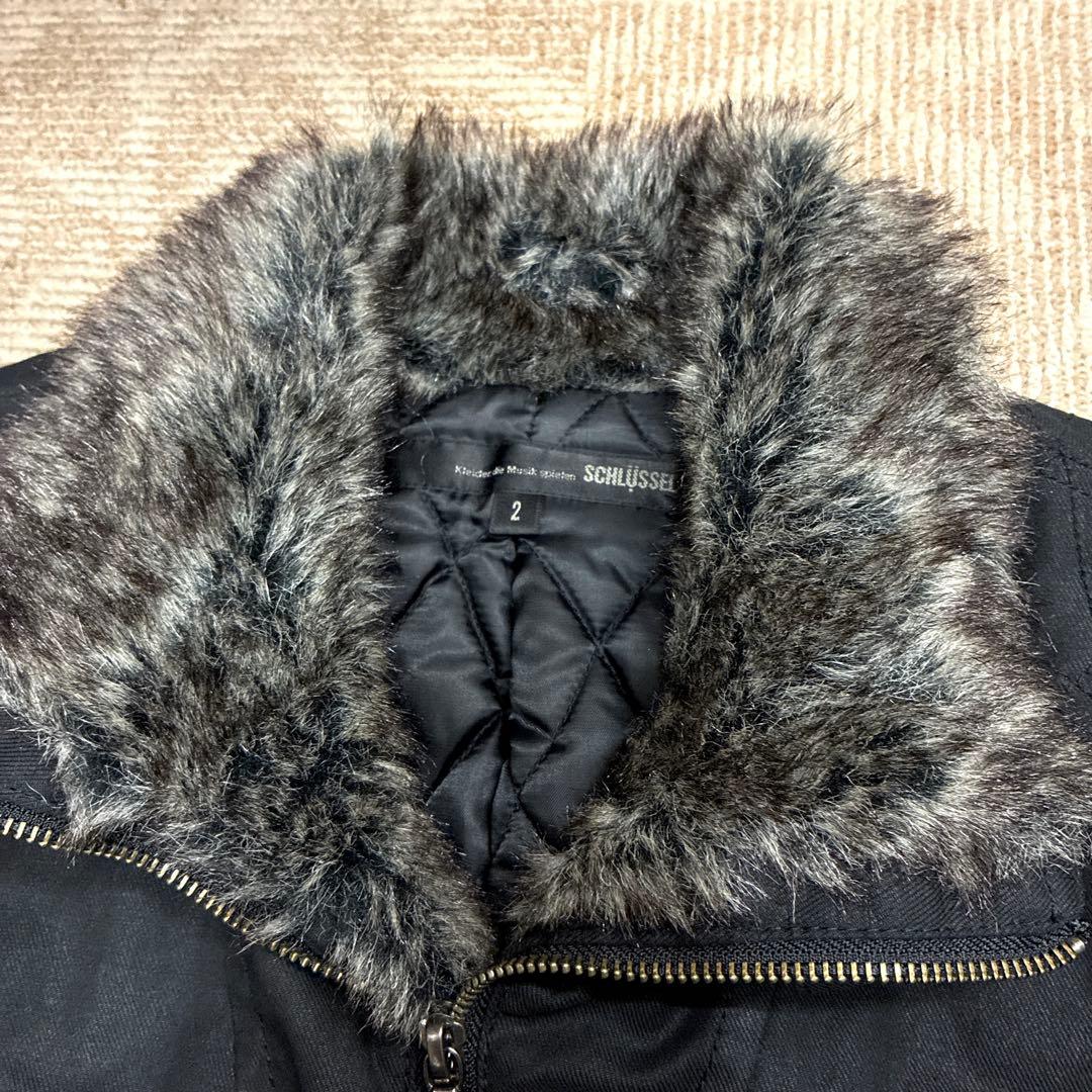 未使用 SCHLUSSEL ファージャケット ギミック 中綿 アーカイブ Y2K