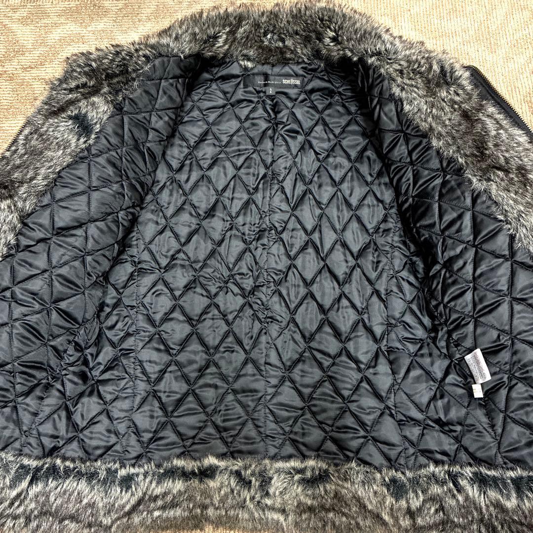 未使用 SCHLUSSEL ファージャケット ギミック 中綿 アーカイブ Y2K