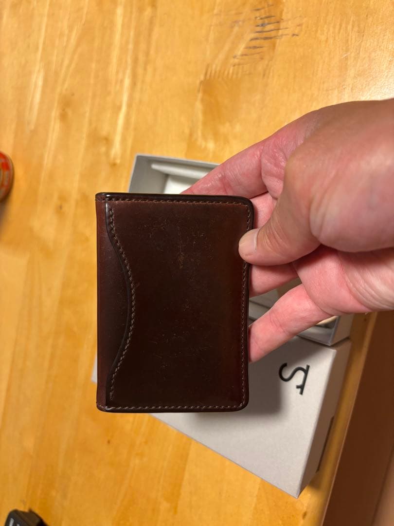 ワイルドスワンズ　タング（Tongue）シェルコードバン　小銭入れ　#8