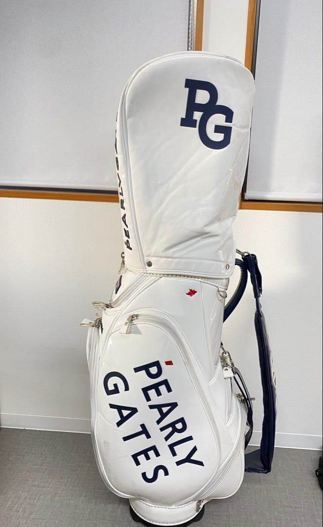 PEARLY GATES★パーリーゲイツ★キャディバッグ ★白