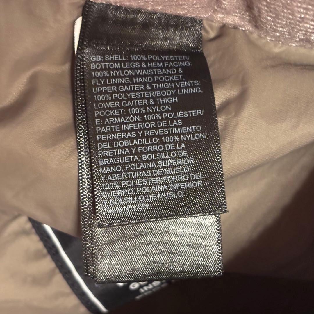 〈ザ・ノースフェイス〉スキー　スノボーパンツ　Sチャコールグレー　ゴアテックスk