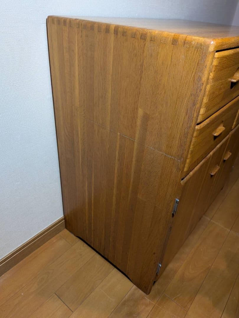 《送料込》ナジコ 80年代 ヴィンテージキャビネット 木製棚 北欧レトロ家具