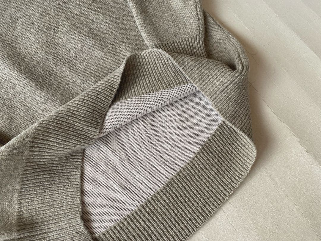 トゥモローランドMACPHEEマカフィー 立体シルエットクルーネックウールニット