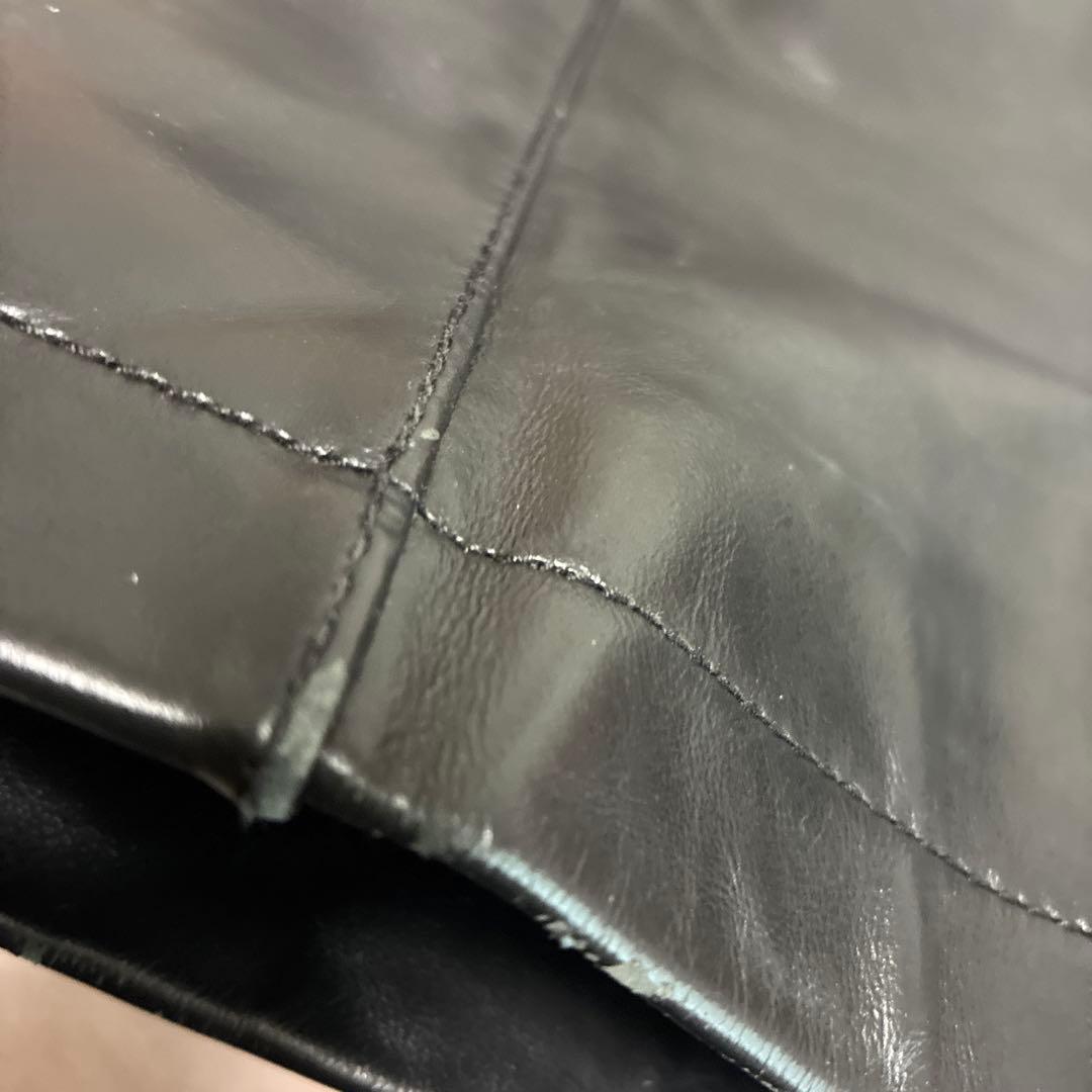 tabbed news ブラックレザージャケット