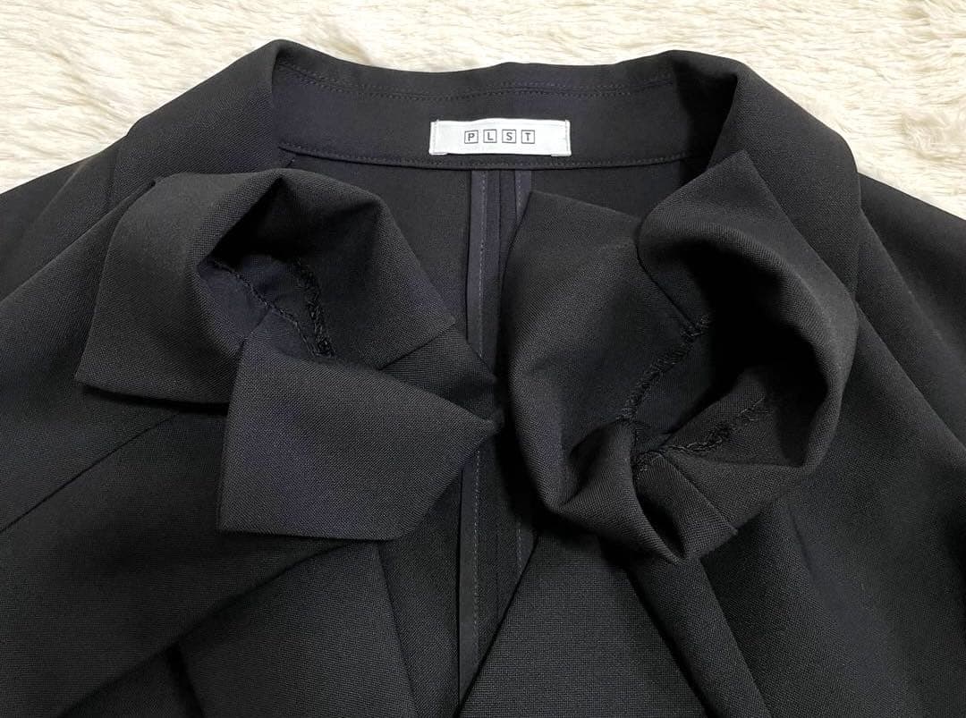 PLST ライトストレッチスーツ 黒 ビジネス セレモニー 洗えるL/XL