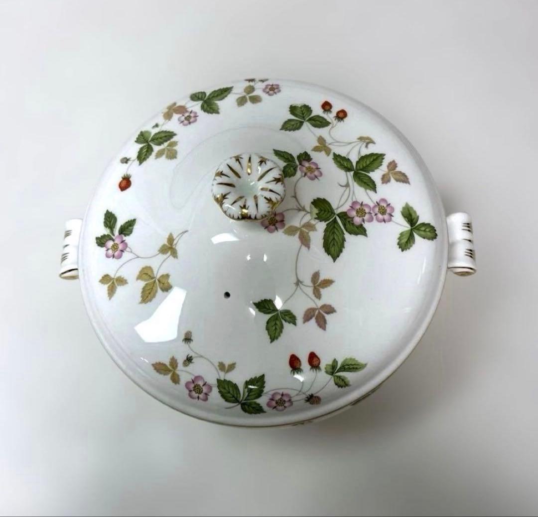 【美品】ウェッジウッド　ワイルドストロベリー　スープチューリン