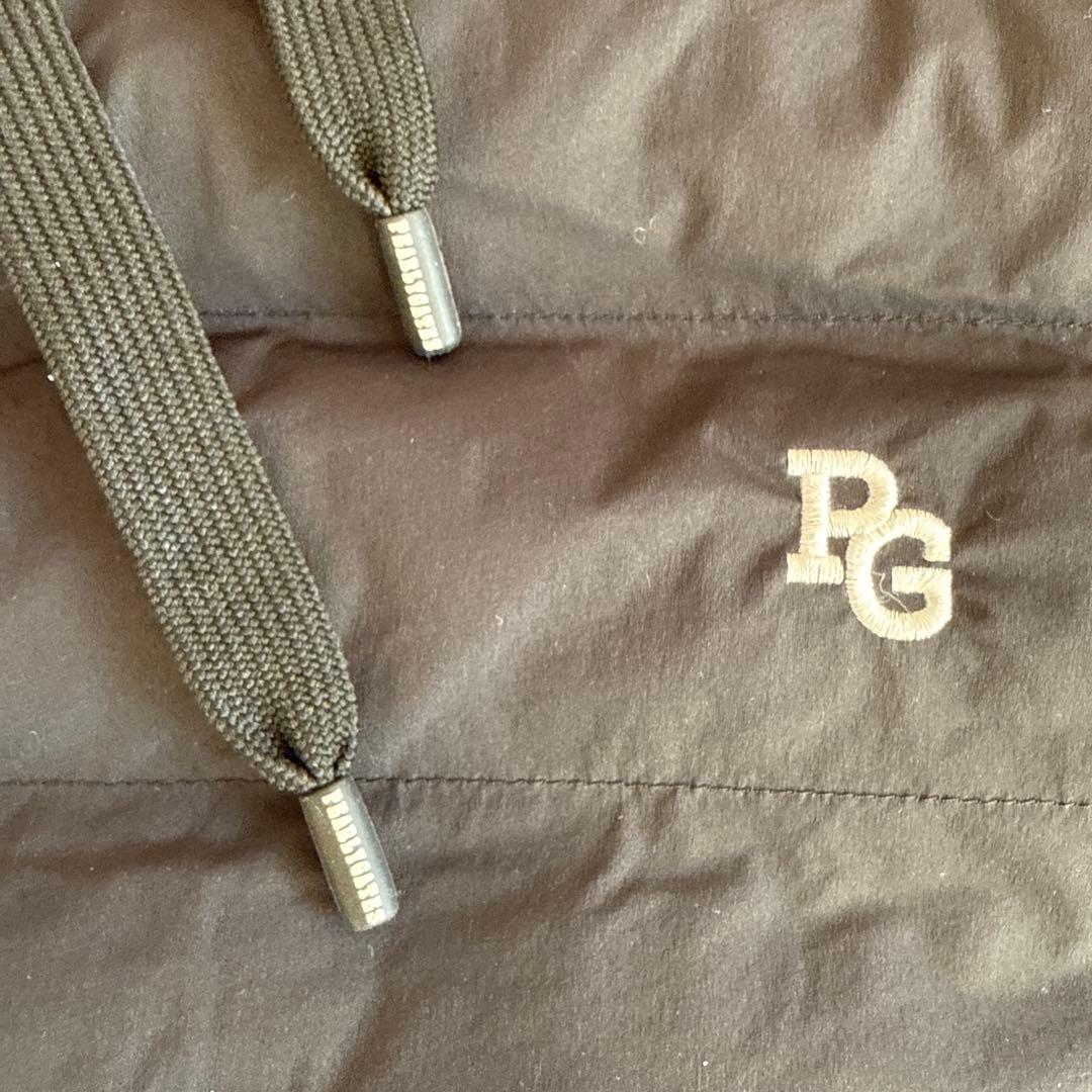 現行モデル　パーリーゲイツ　中綿　ダウン　ジャケット　黒　ブラック　L〜XL相当