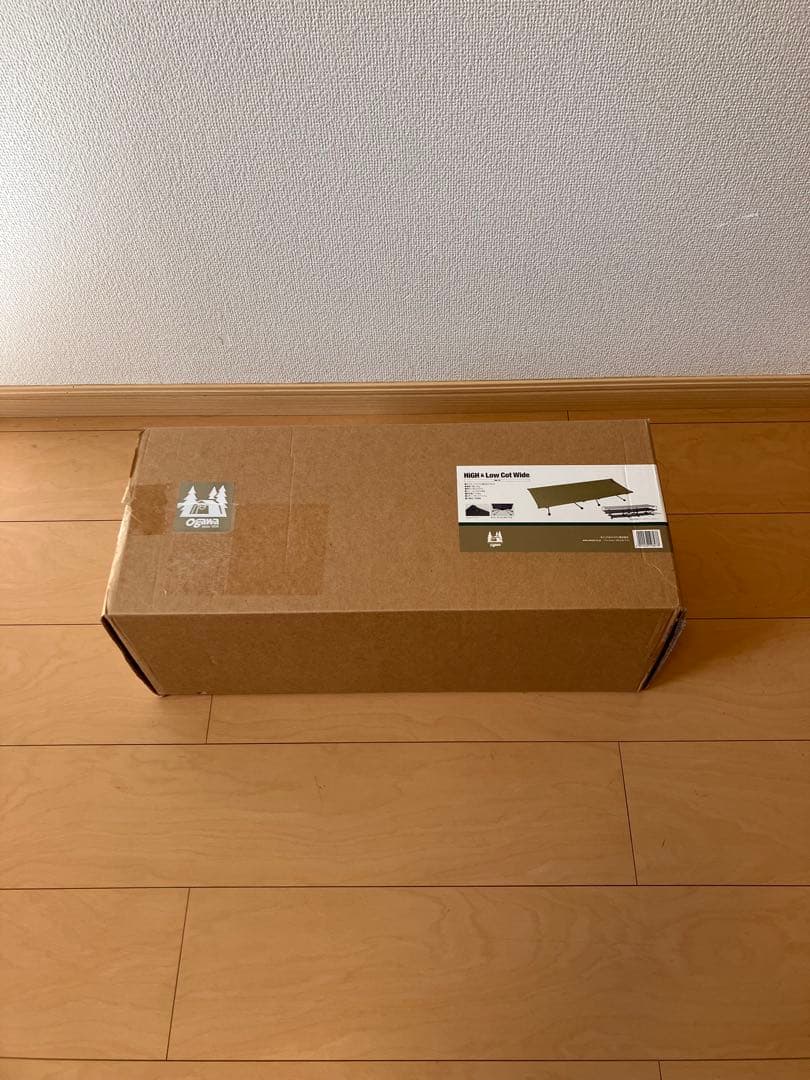 キャンバス製折りたたみコット ベージュ