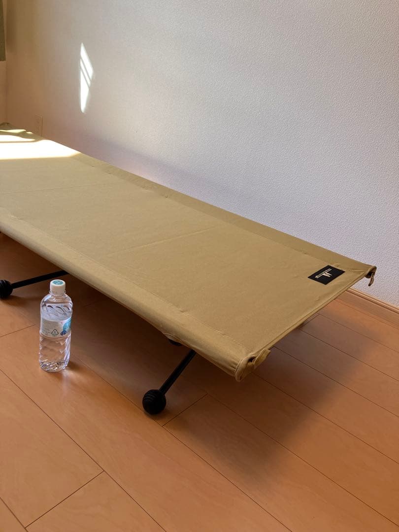 キャンバス製折りたたみコット ベージュ