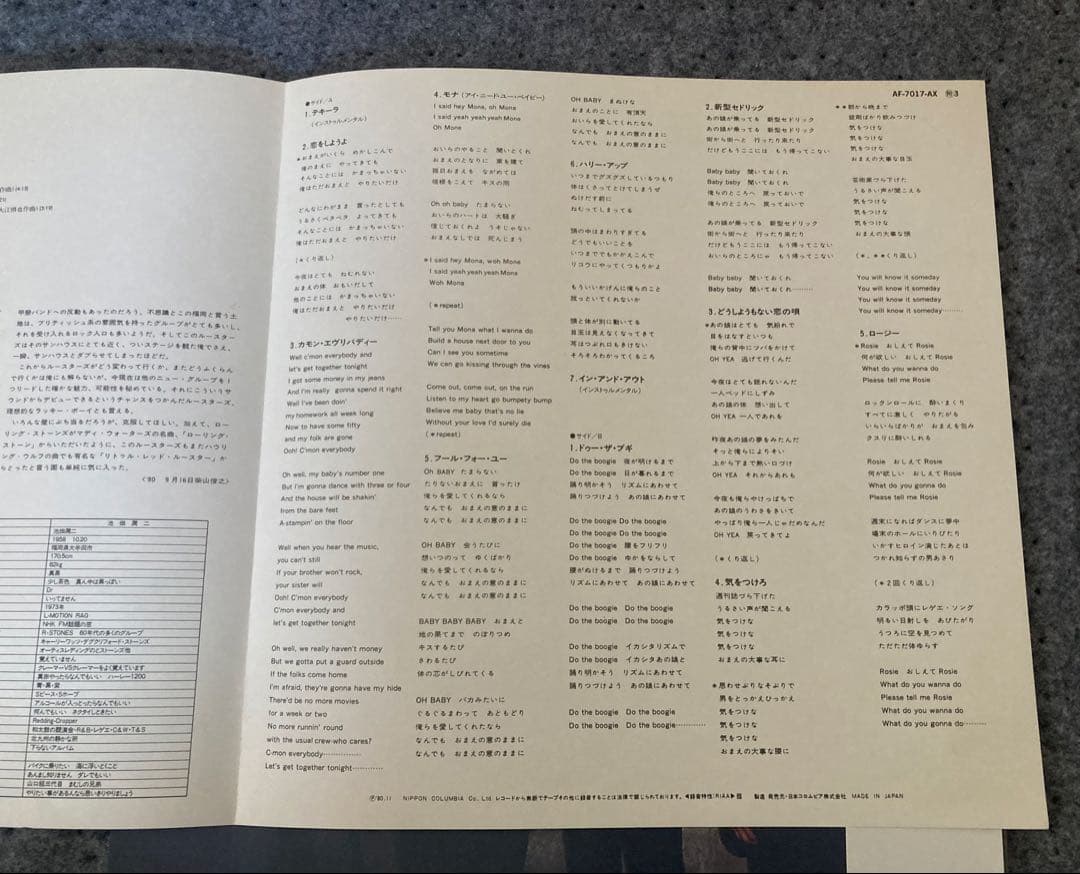 THE ROOSTERS ルースターズ 1st