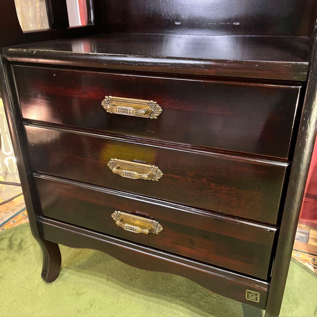 ヴィンテージ ニチハン　アンティークPT ３DR 　キャビネット　昭和レトロ