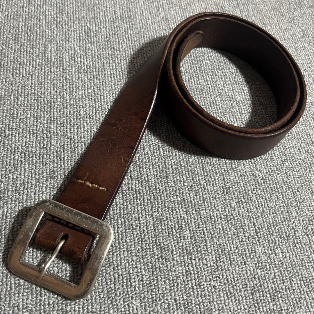 warehouse ウエアハウス 本革 レザー ギャリソン ベルト 無地 旧ロゴ