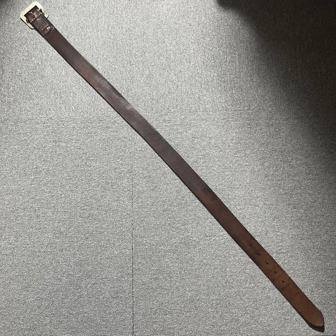 warehouse ウエアハウス 本革 レザー ギャリソン ベルト 無地 旧ロゴ