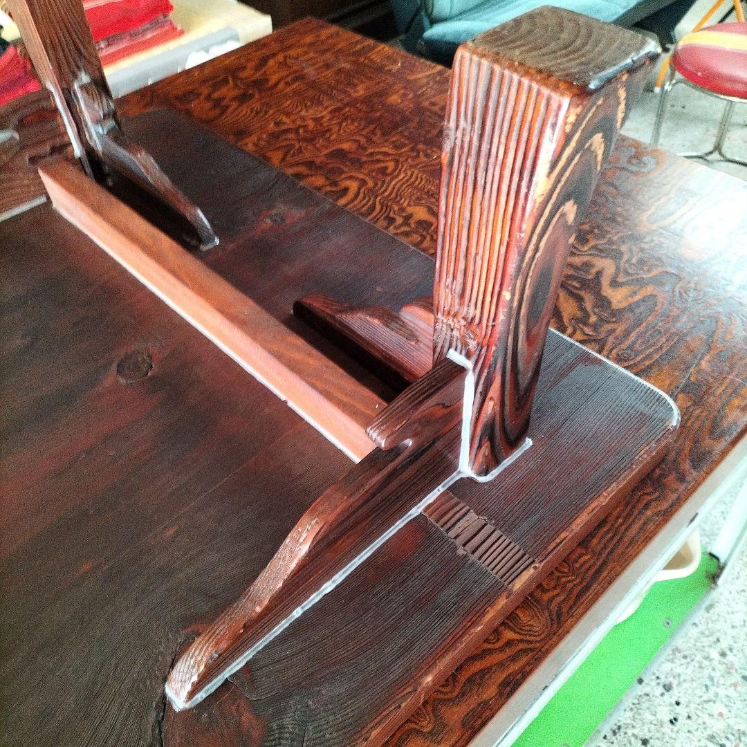 昭和レトロ　座卓　ちゃぶ台　リペア済み　中古品