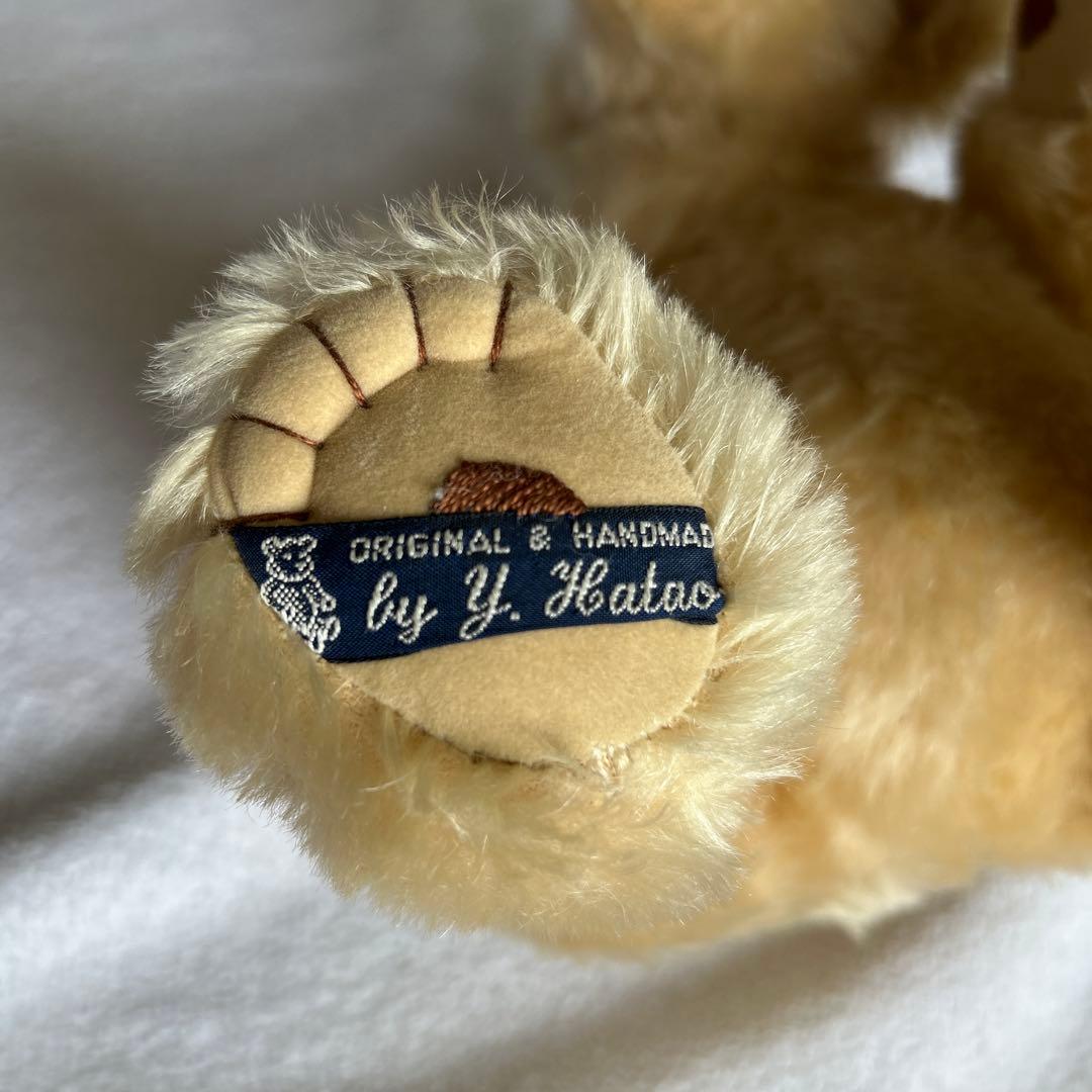 テディベア　Y. Hatao ハンドメイド　約25cm