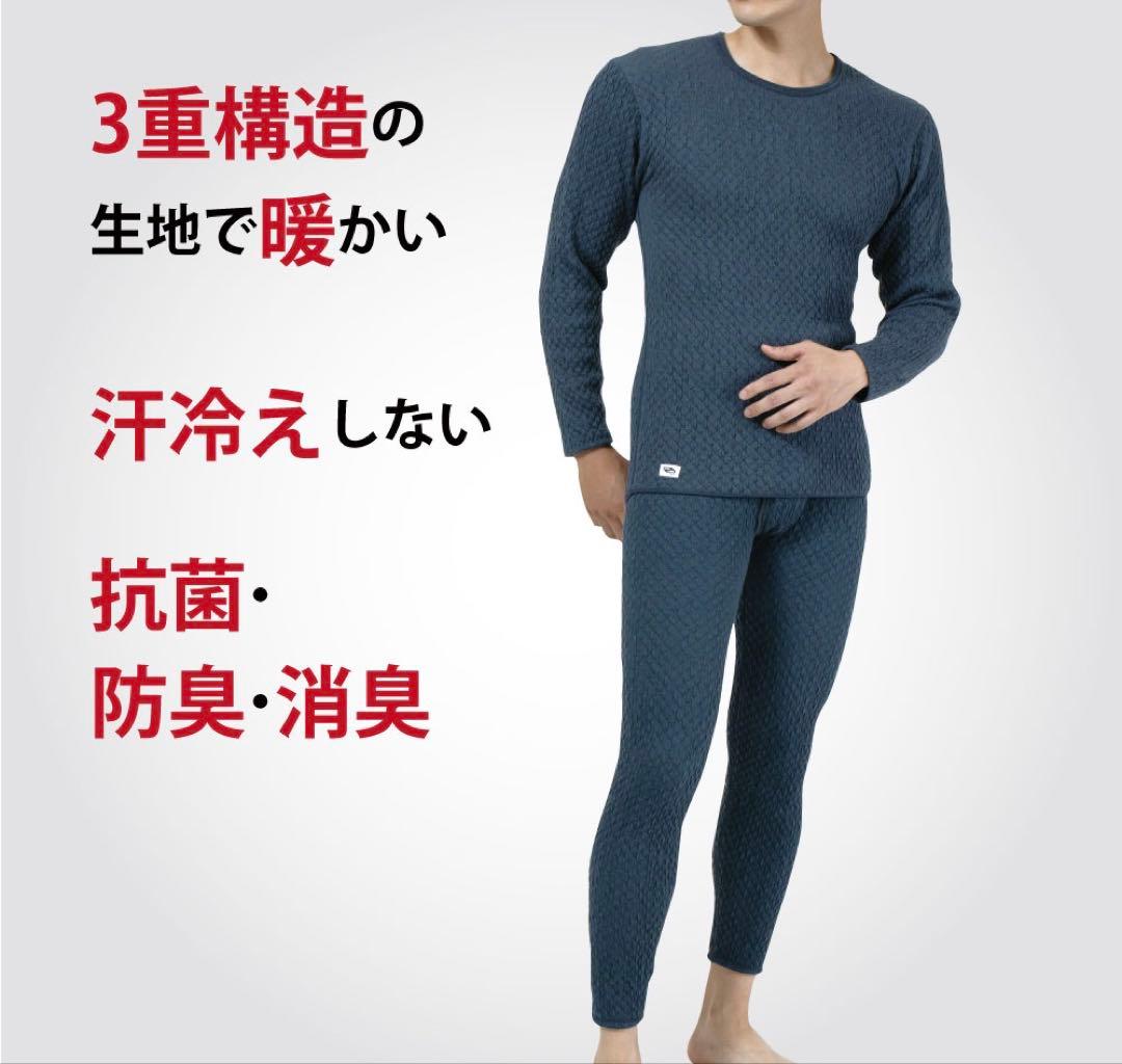 【正規品】ひだまり肌着 チョモランマ 紳士ズボン下LＬ 箱なし特価 QMS953