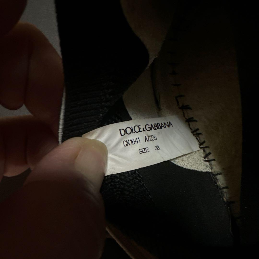 DOLGE&GABBANAスニーカーサイズ／38cm
