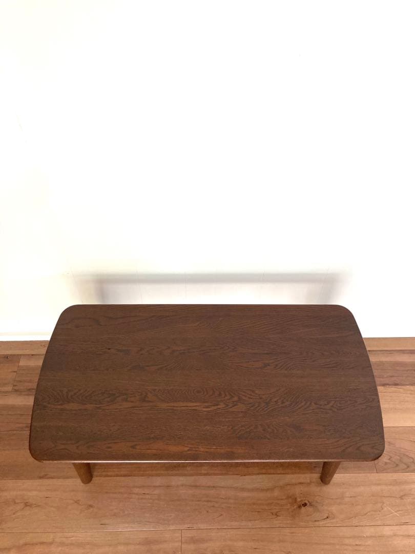 【メンテ済】上質なローテーブル　IDC大塚家具　ナラ材