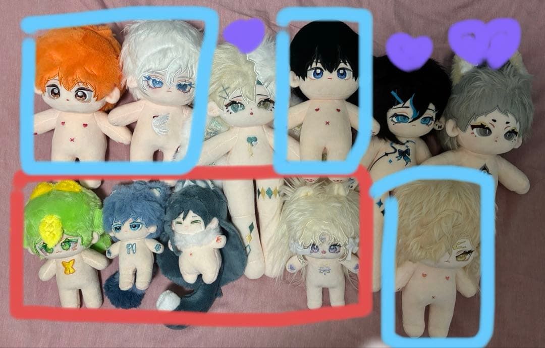 ぬいぐるみ 棉花娃娃 まとめ売り￼ 原神 スターレイル