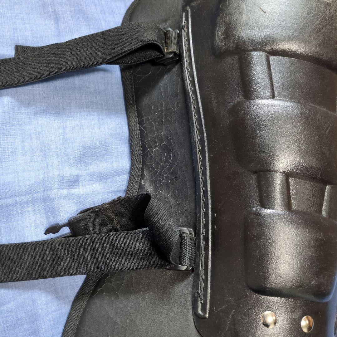 硬式ミズノキャッチャー防具セット 紺 ヘルメット付き