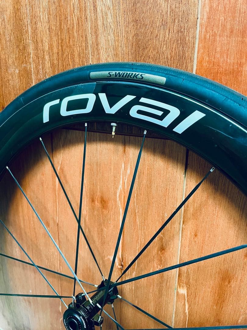 ROVAL RAPIDE CLX3 カーボンスポークホイール フロント 白ロゴ