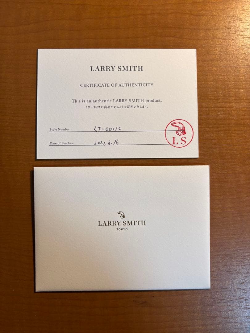 LARRY SMITH（ラリースミス）レザーケース ブラウン