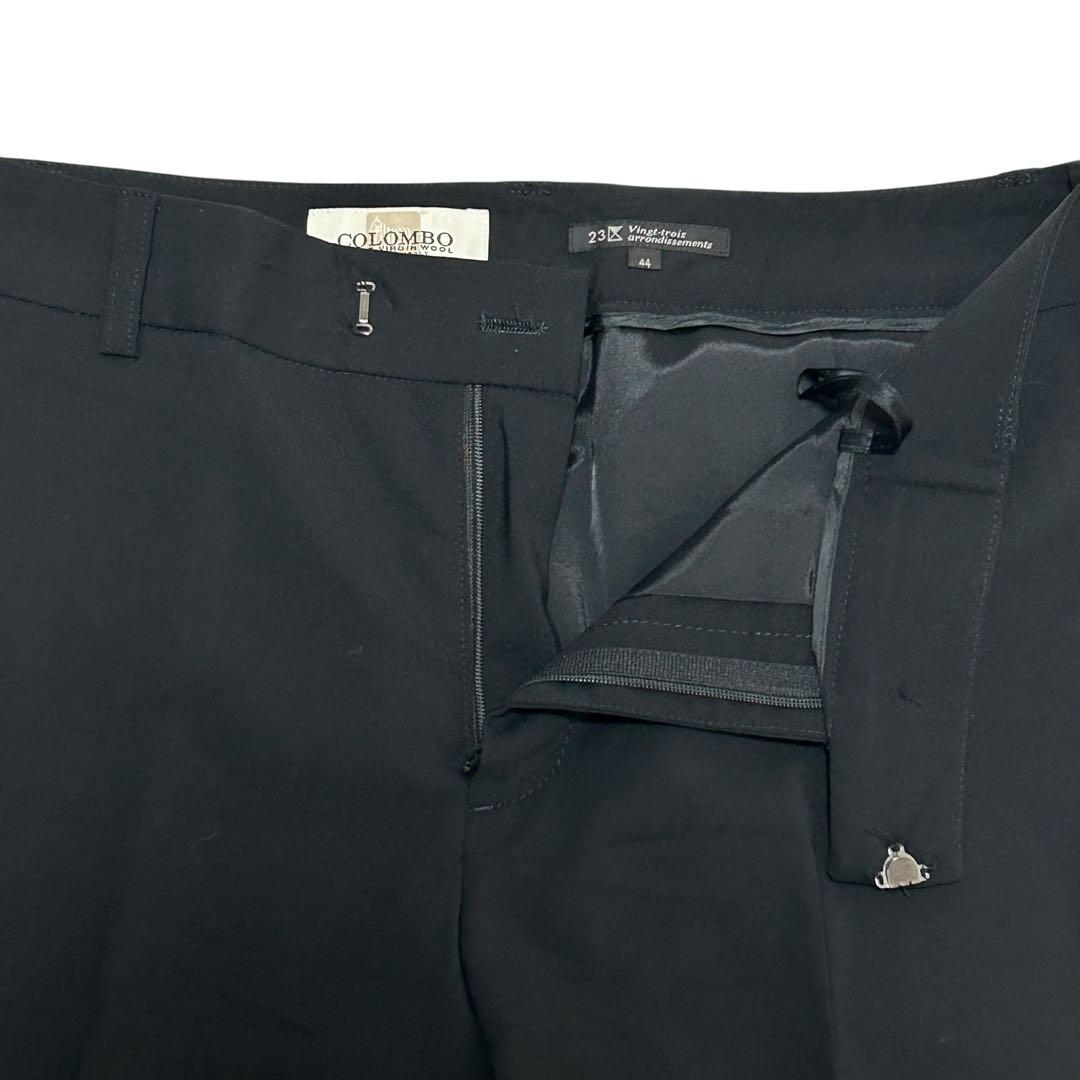 23区 パンツスーツ 46 大きいサイズ ブラック フォーマル ウール