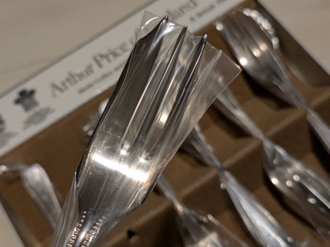 1-2.Arthur Price シルバーフォーク6本セット 英国