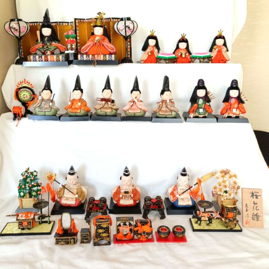 雛人形15体セット　昭和レトロ