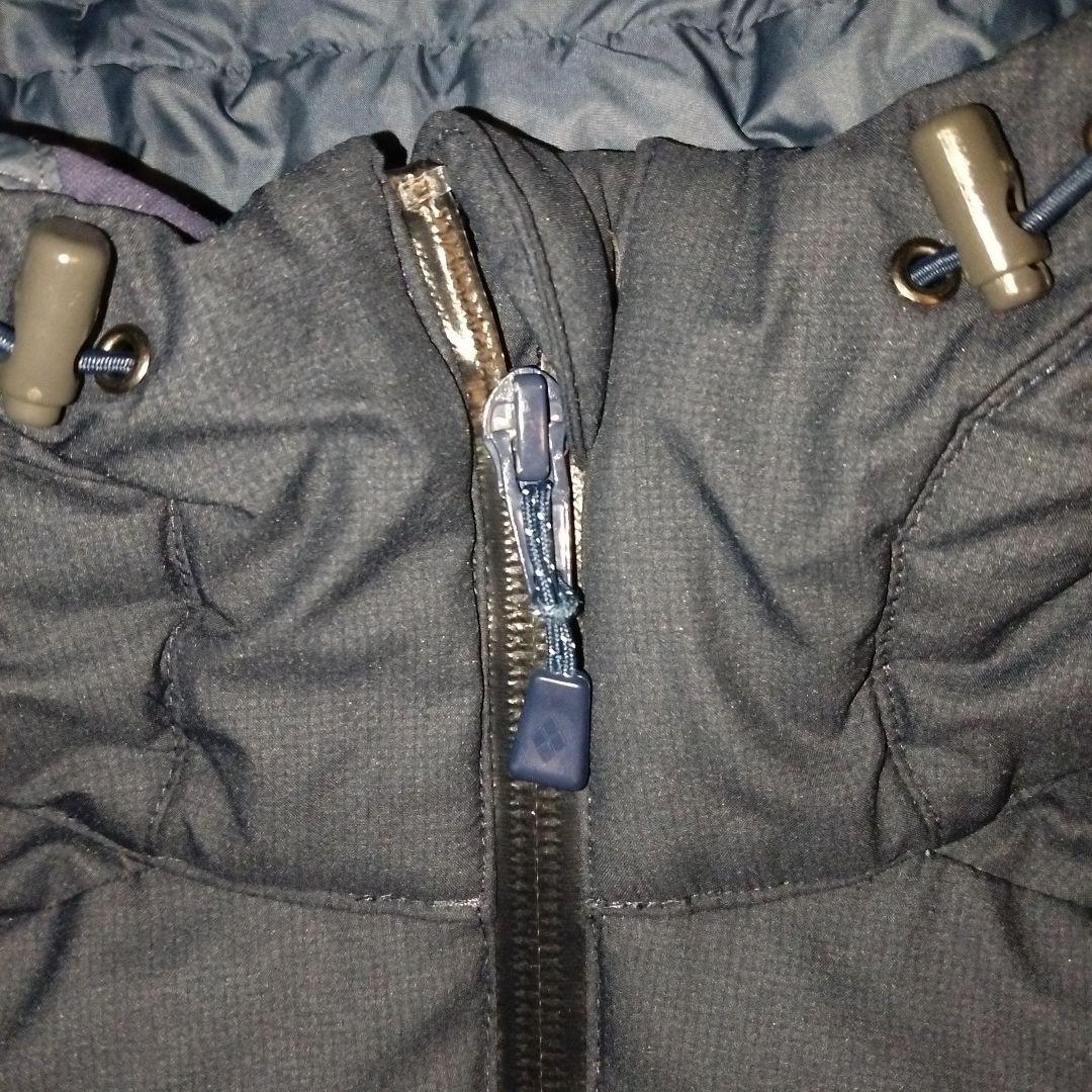 モンベル　パーマフロストライトダウンパーカー　ゴアテックス　M　紺　美品