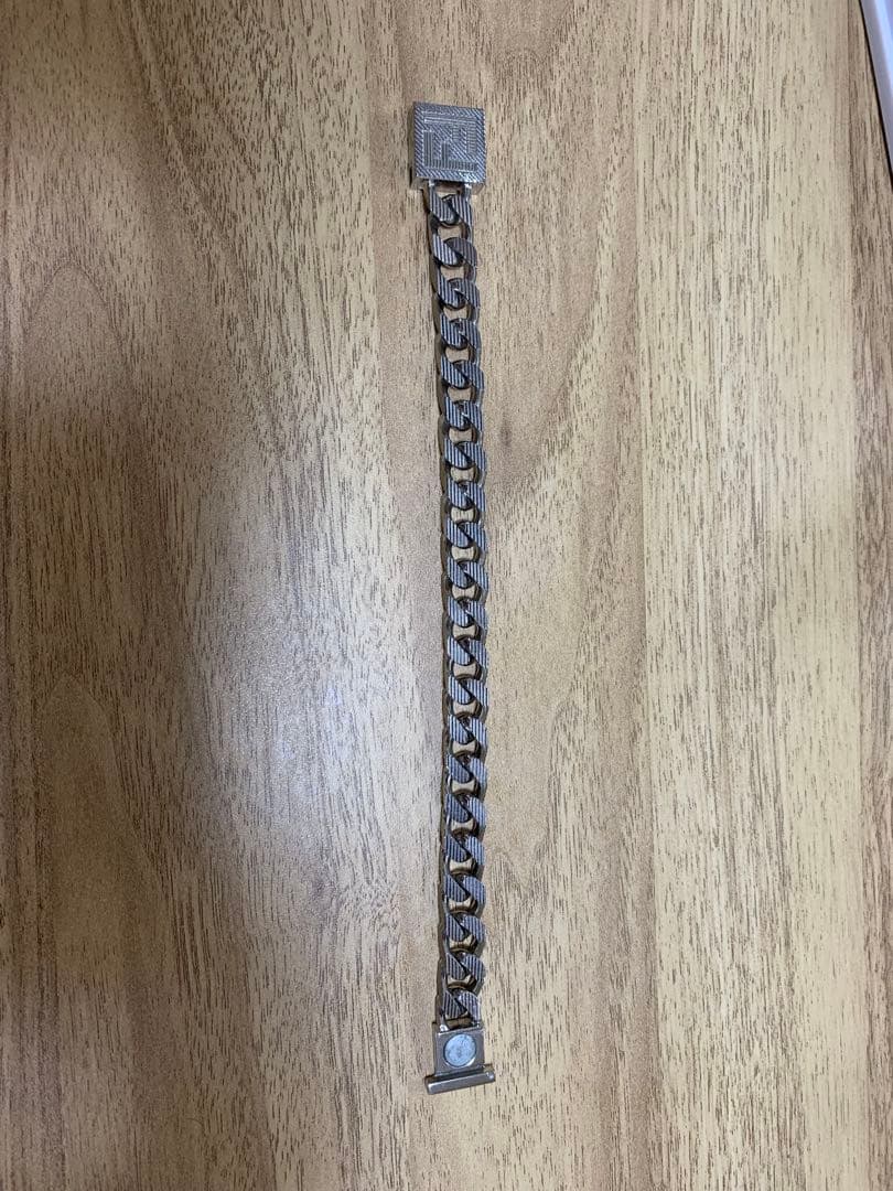 【S】FENDI シルバー チェーンブレスレット