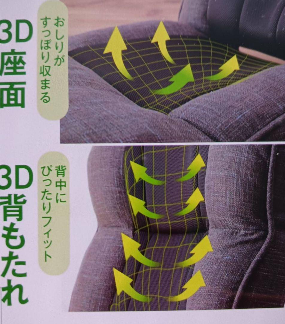 腰の神様がくれた座椅子 レバー操作タイプ 最新第4弾 / 14段階)