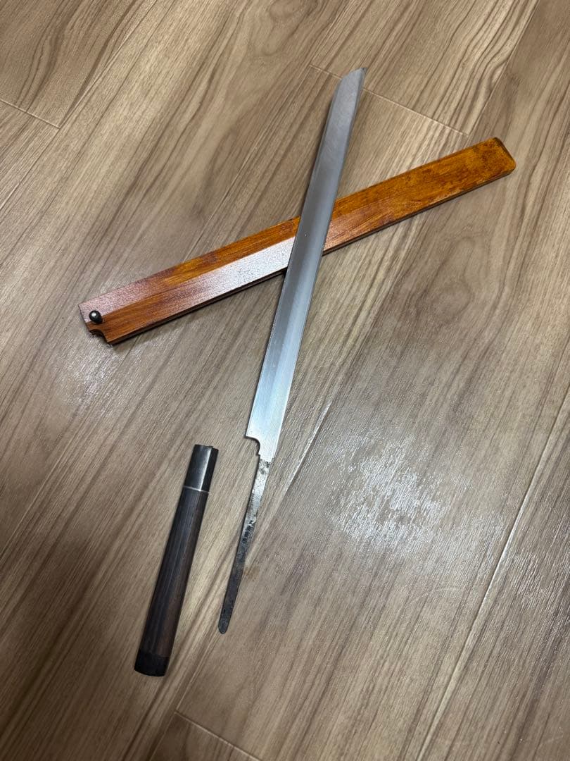 玄海正国　先丸　タコ引き　包丁　尺一　水焼本焼