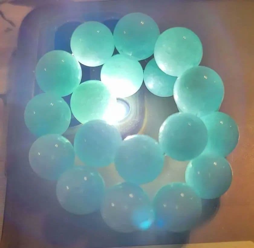 ☆！極上！レア！☆糸魚川潤艶美麗翡翠☆ろうかん質翡翠☆ブレスレット☆