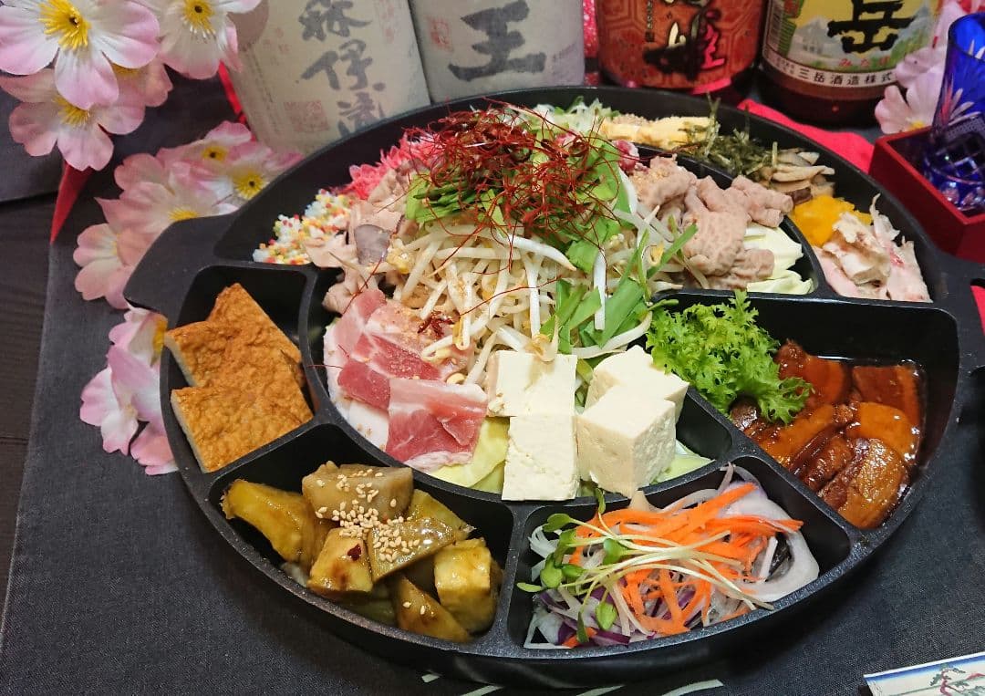 ♥再ブームの大人気【本場韓国・高級鉄鍋】チーズタッカルビ・サムギョプサル ⬛３鍋