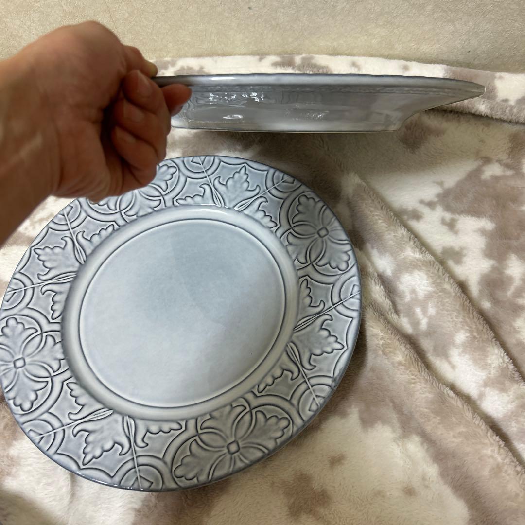 ボルダロピニェイロルアノヴァディナープレート4枚セット白グレー系Bordallo